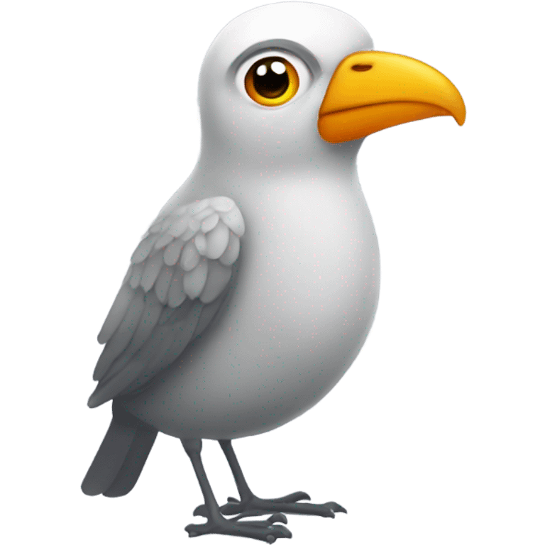 The Duolingo bird but it’s very sick with a cold emoji