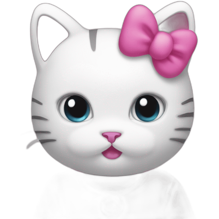 hello kitty’s kitty emoji