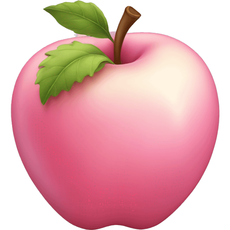 light pink apple emoji