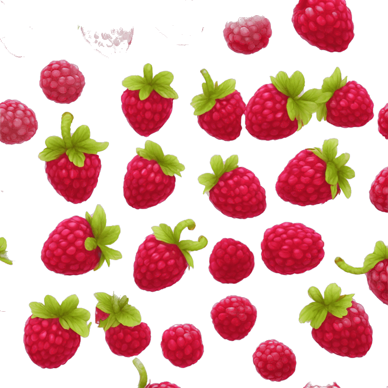 raspberry fruit with a bow on it emoji