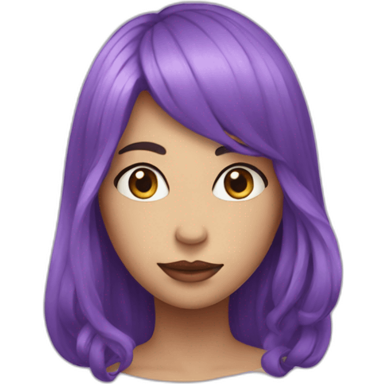 Coeur violet  emoji