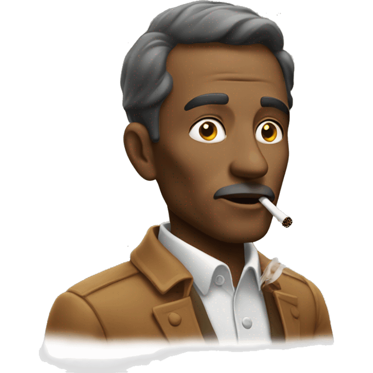 Man smoking emoji