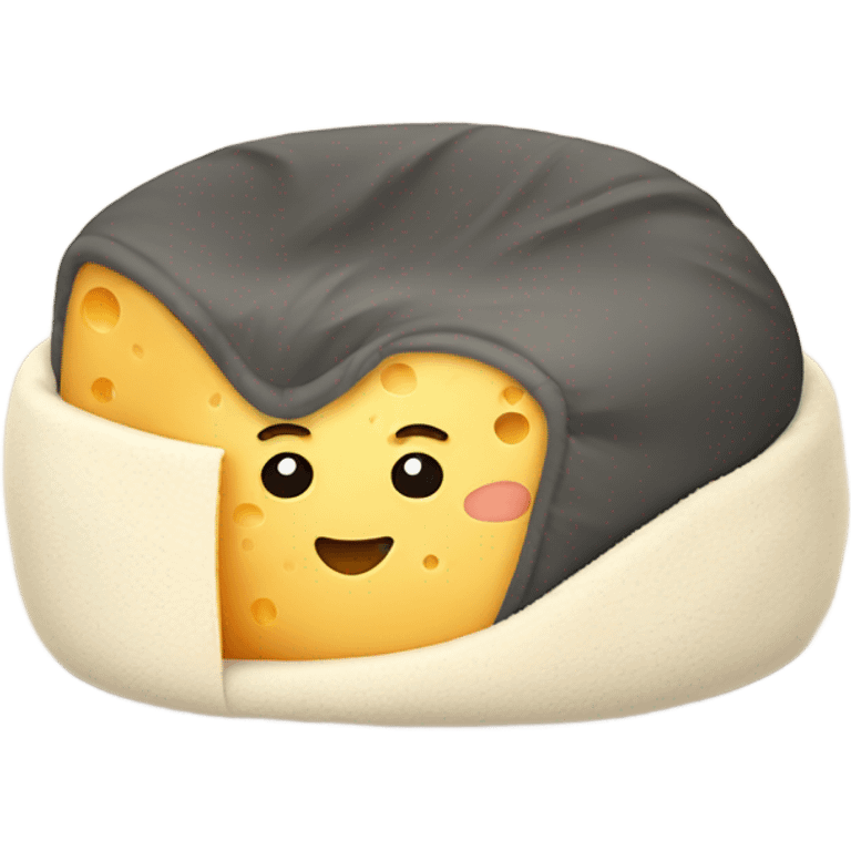 Cheese sleeping  emoji