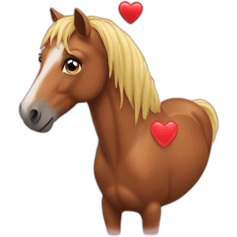 horse in heart emoji