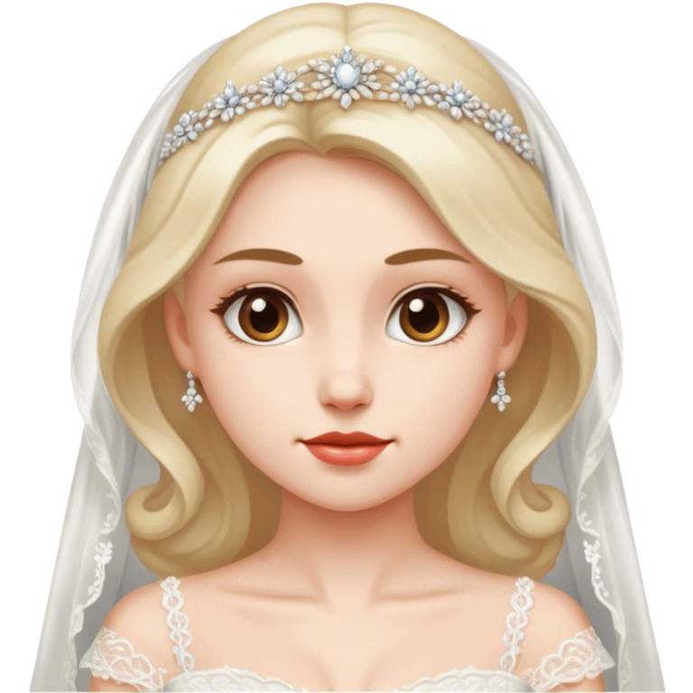 Girl in weding dress emoji