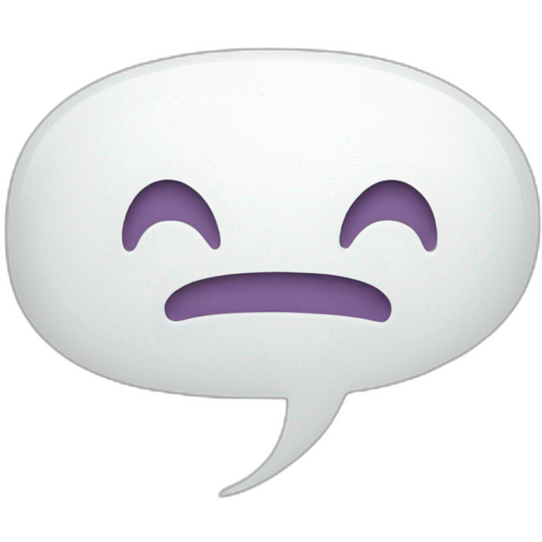 speech bubble emoji