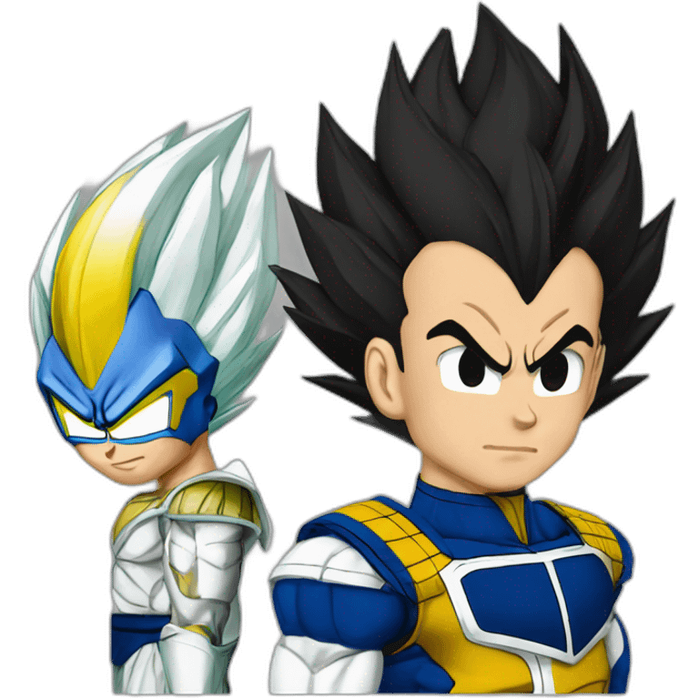 Vegeta with tee algerian  emoji