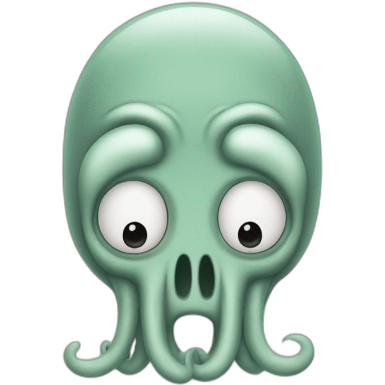 Squidward Tentacles emoji