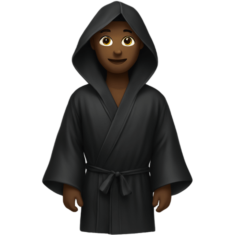 black silk robe emoji