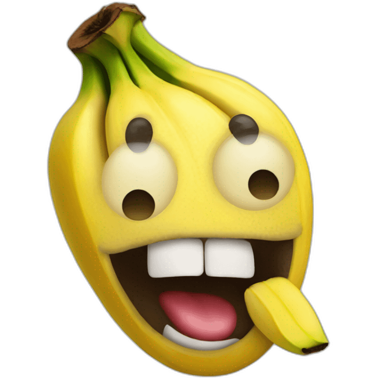 mad banana emoji