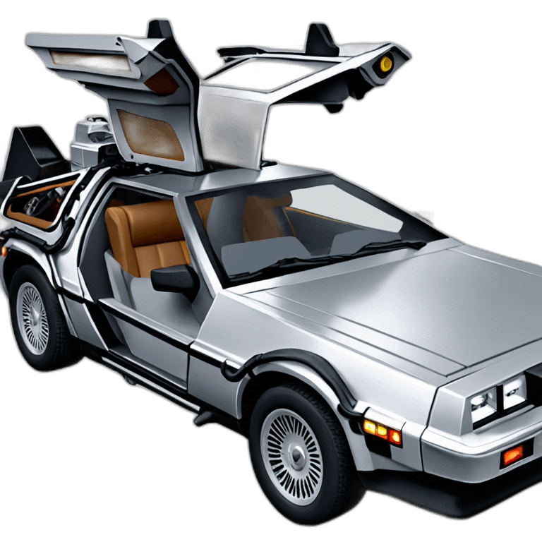 back to the future delorean emoji