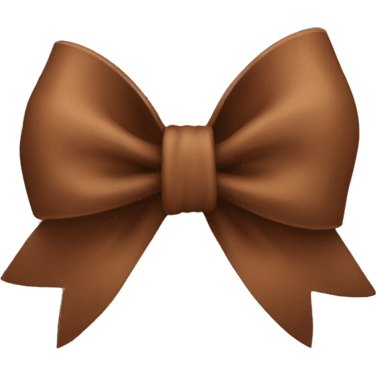 Brown bow emoji