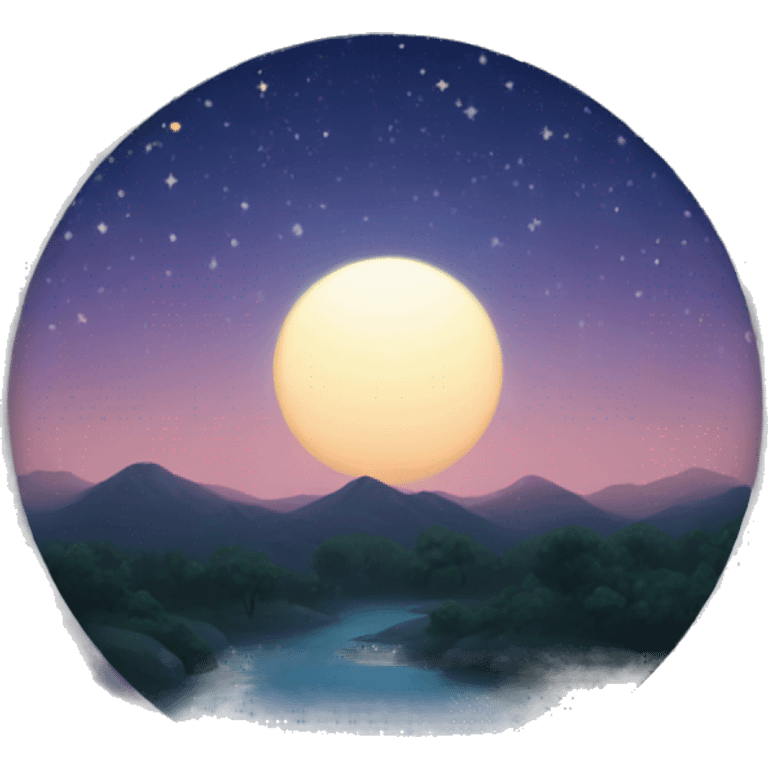 Beautiful night  emoji