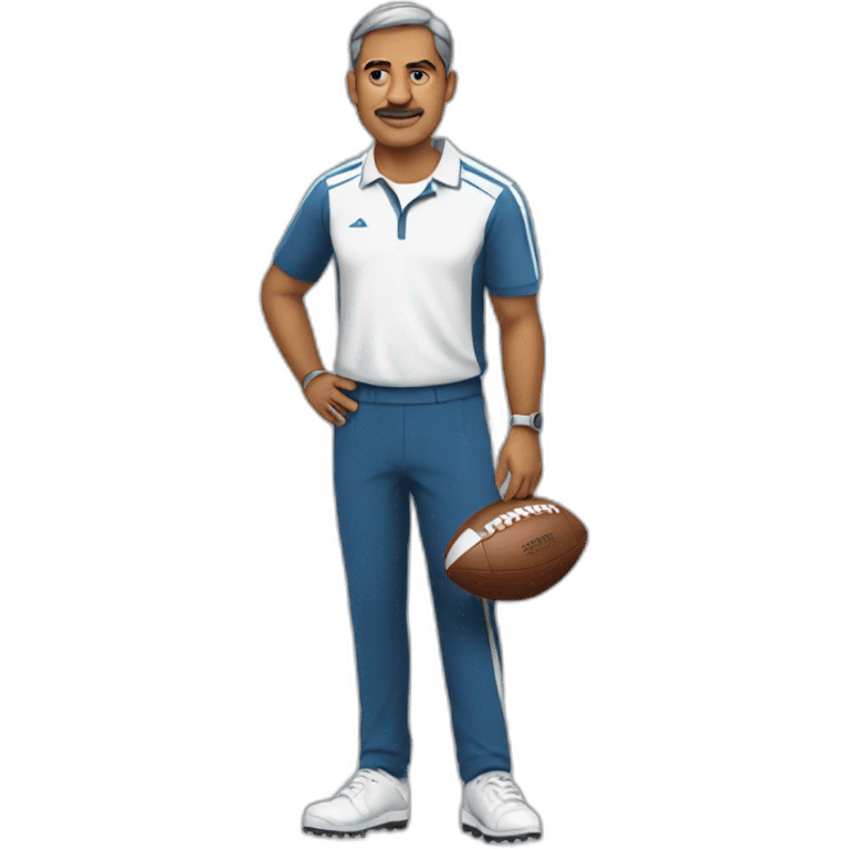 Indian Football Coach emoji