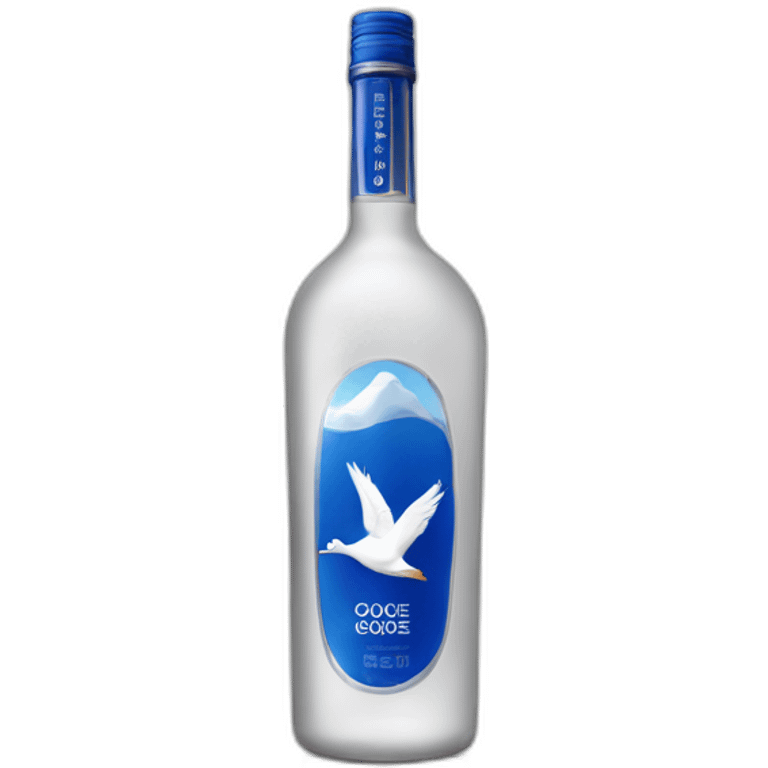 Grey goose liquor bottle emoji