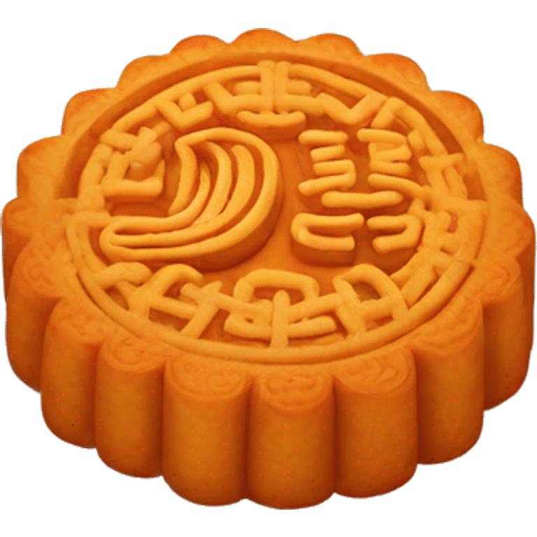 Chinese moon cake  emoji