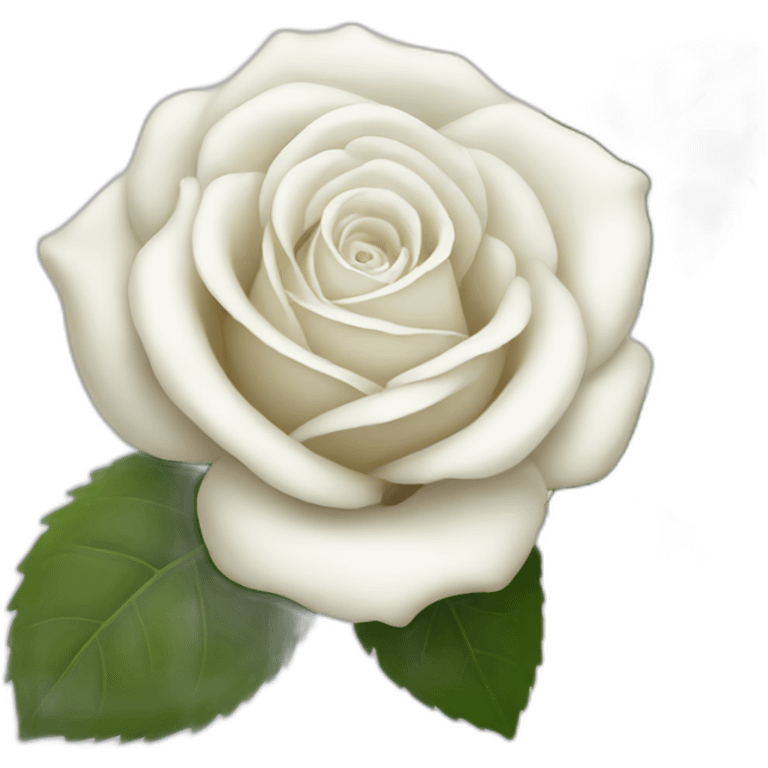 white-rose-flower emoji