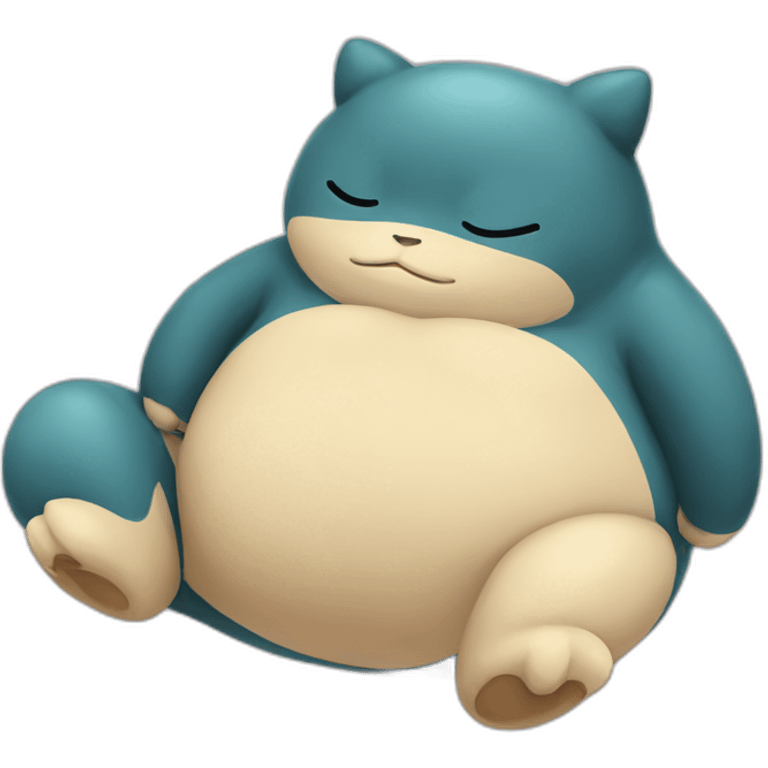 snorlax sleeping emoji