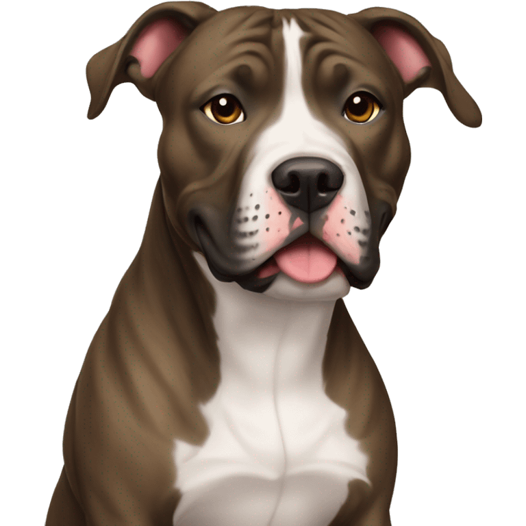 Brindle Pitbull emoji