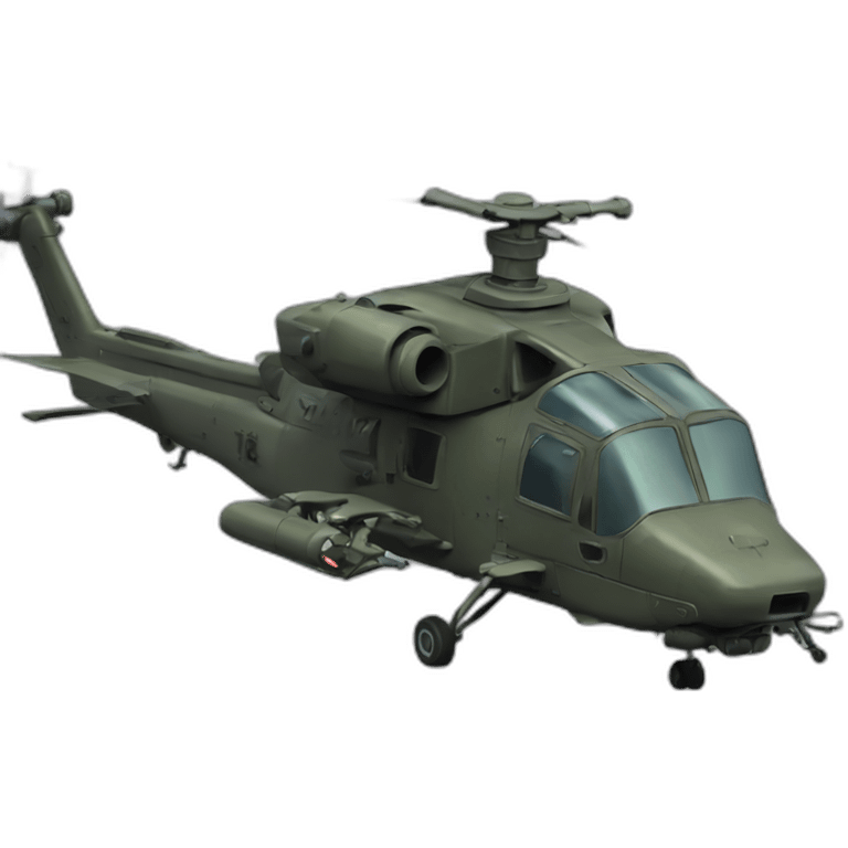 Attack helicopter emoji