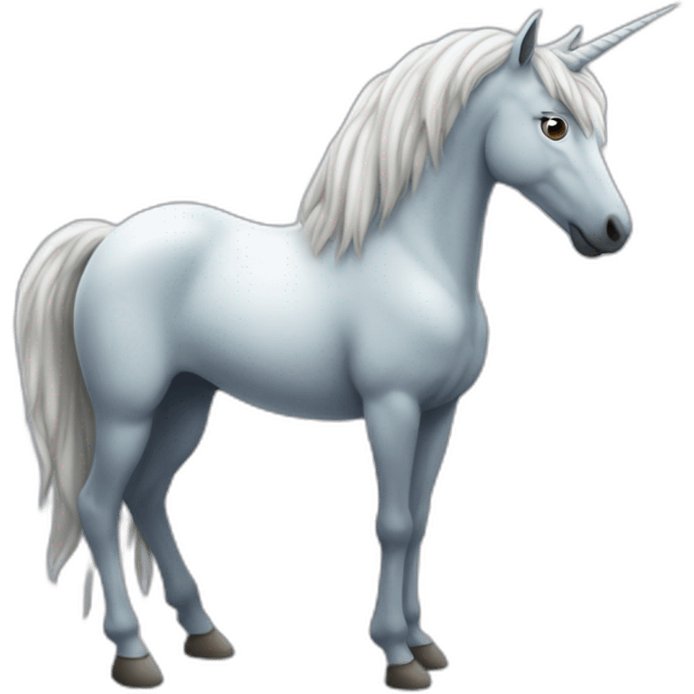 Une licorne sur une planète emoji