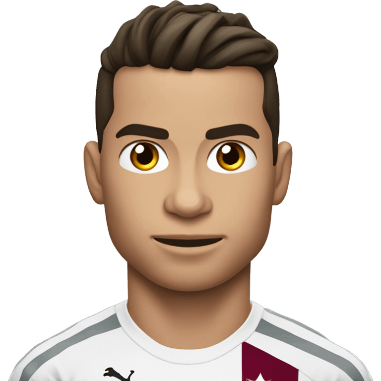 Cr7 con una cope del mundial de qatar emoji