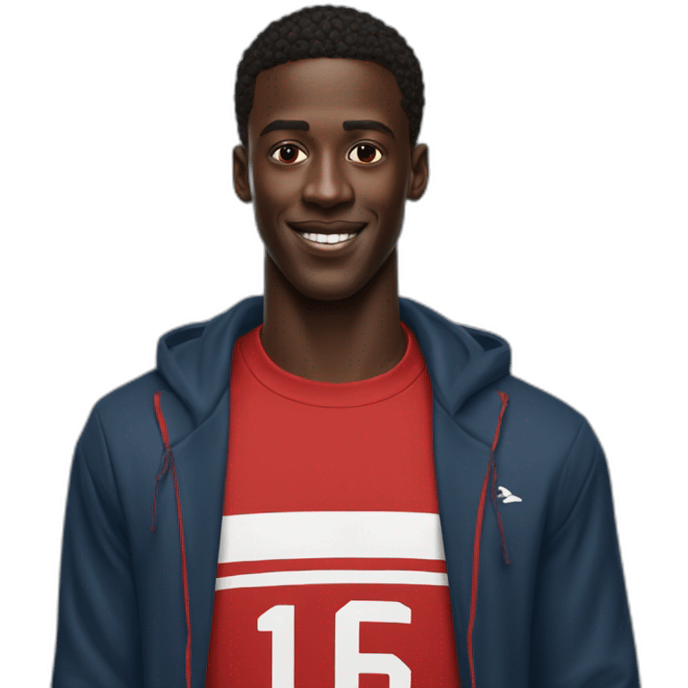 hyper realistic marques brownlee in red tshirt emoji