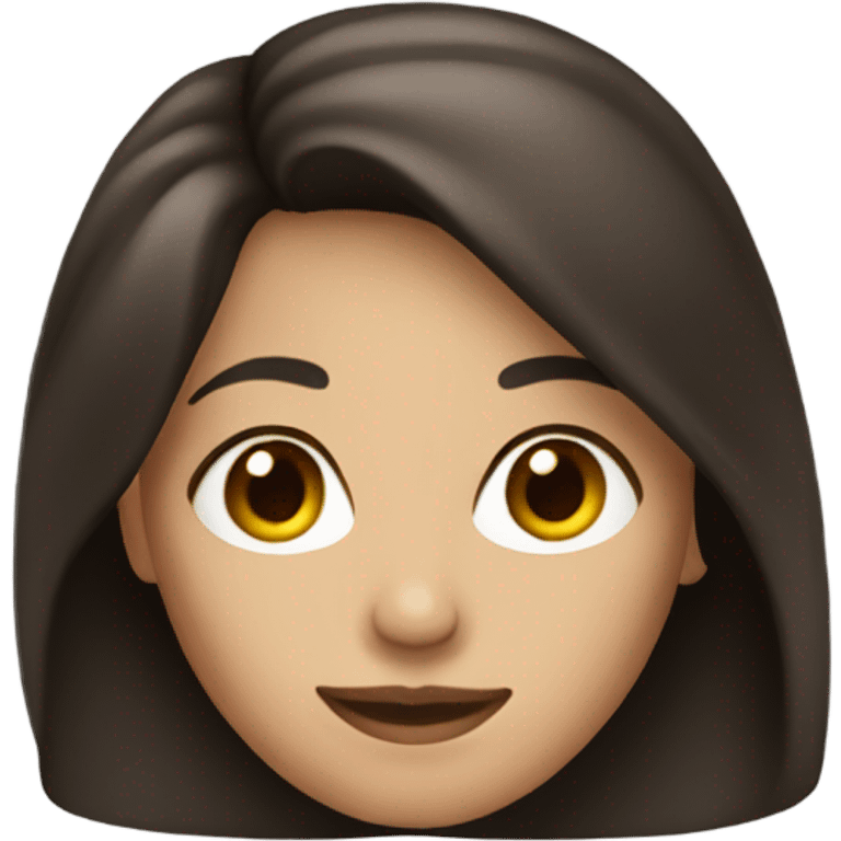 Pretty brunette woman emoji