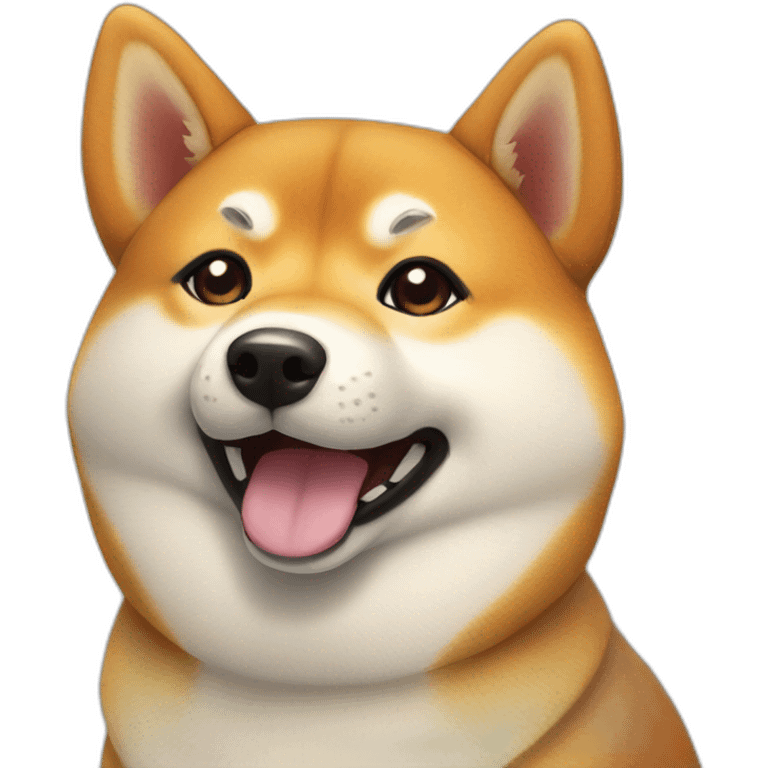 Shiba Inu greeting emoji