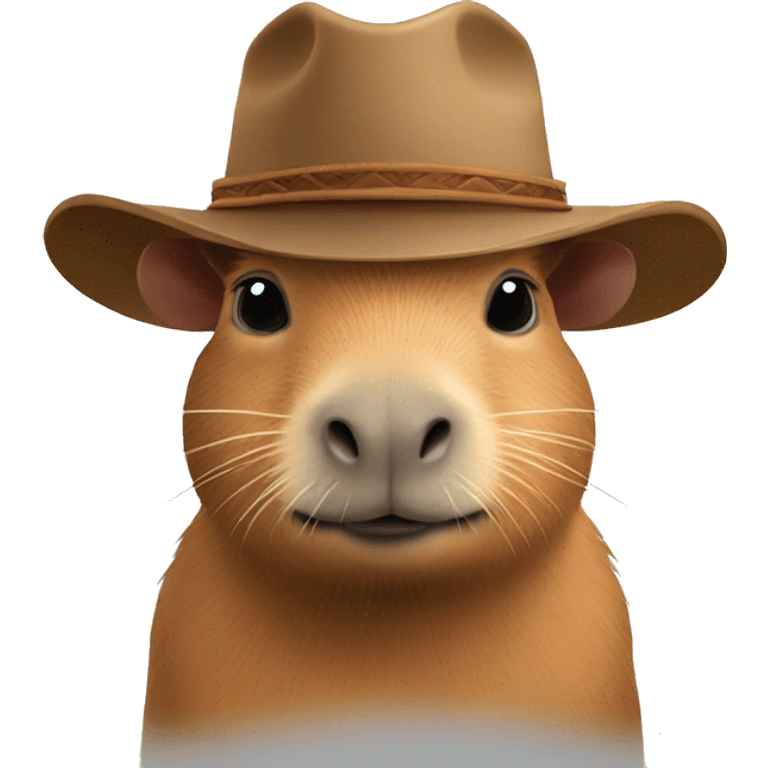 capybara with cowboy hat emoji