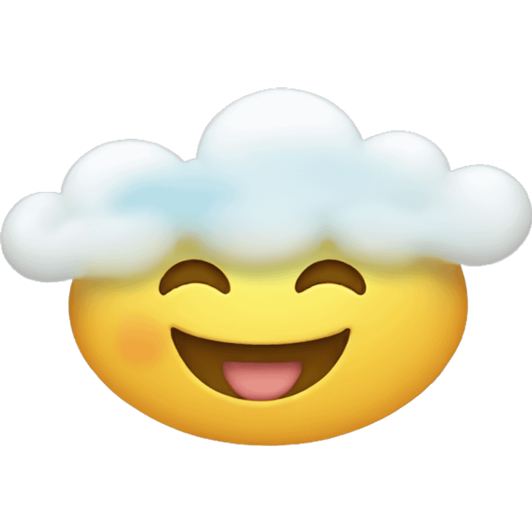 cloud smiling emoji emoji