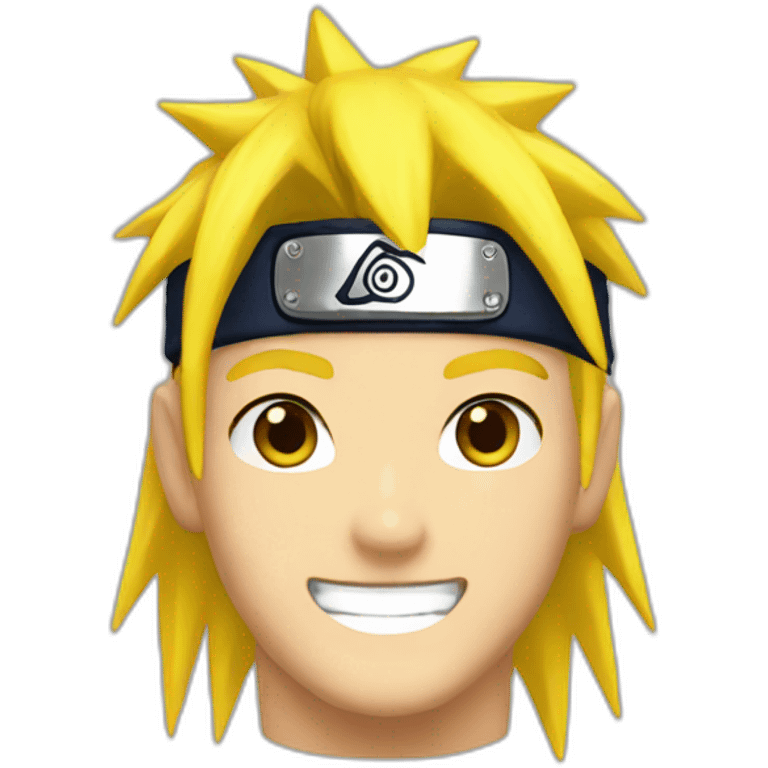 Naruto yellow hair smiling emoji