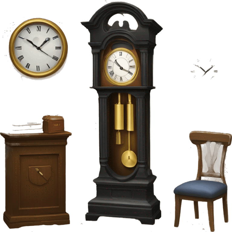 grandfather clock emoji