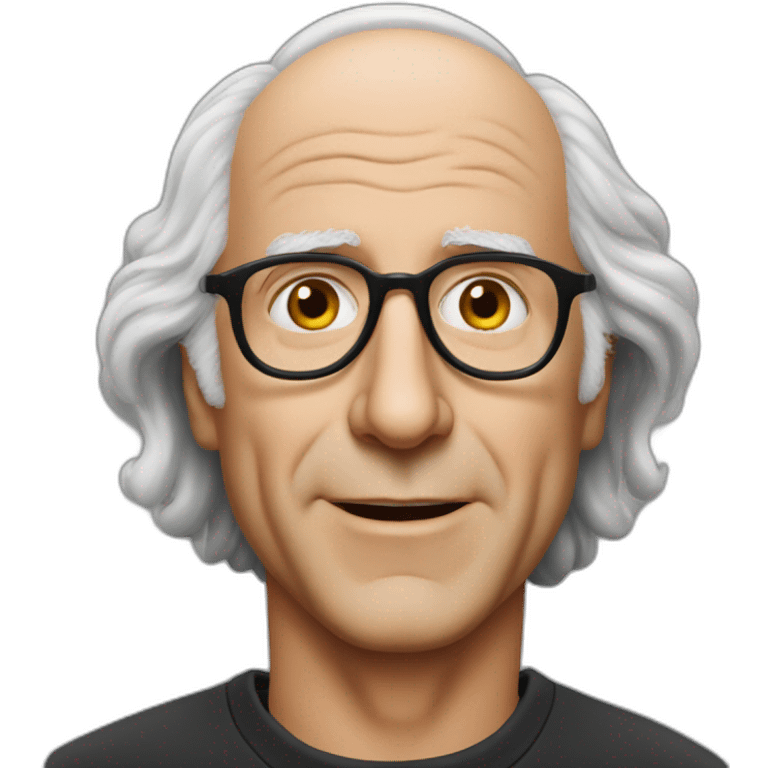 Larry David realistic emoji