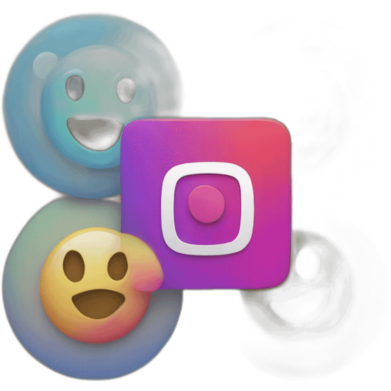 Instagram logo emoji