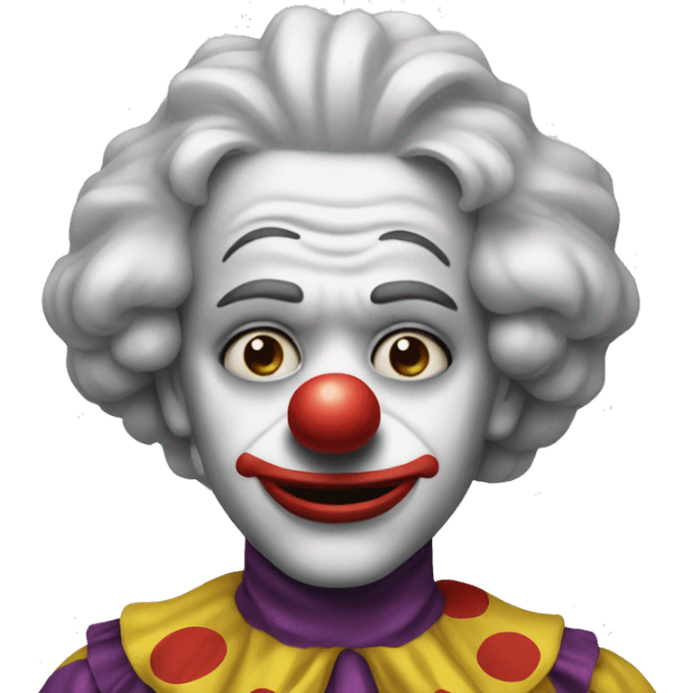 Clown making sad face! emoji