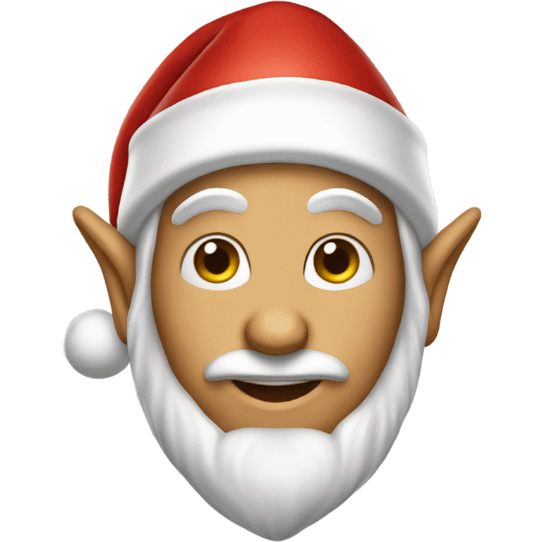 elf male santa hat emoji