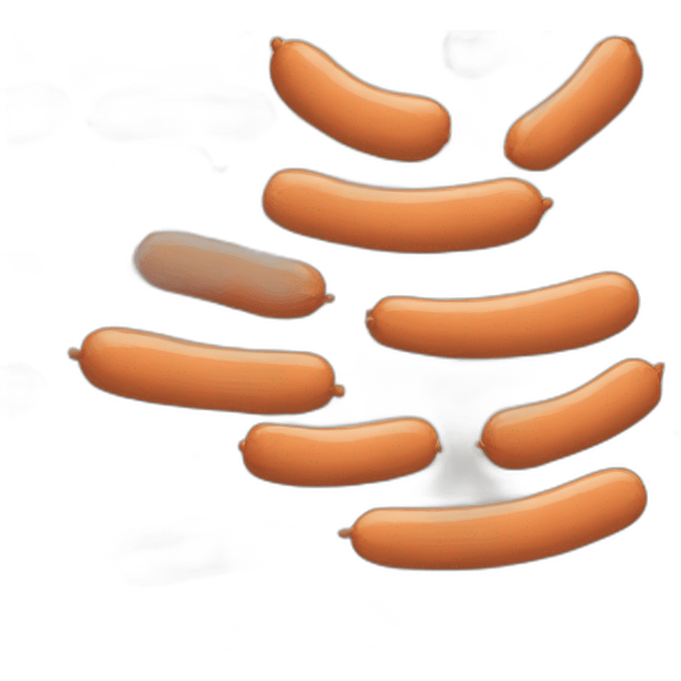 sausage in apricot emoji