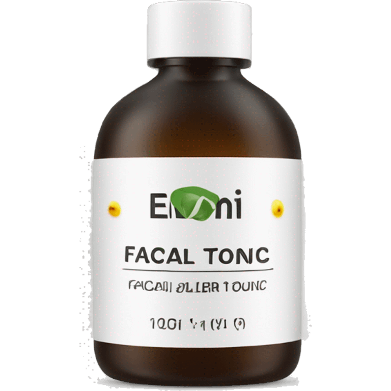 facial tonic with label emoji