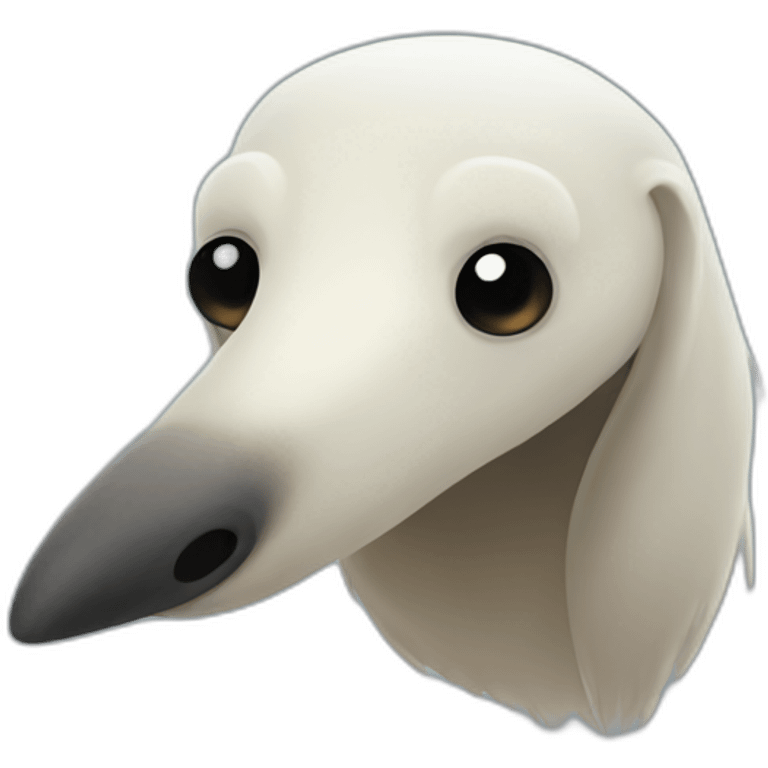 Anteater but it's a ghost emoji