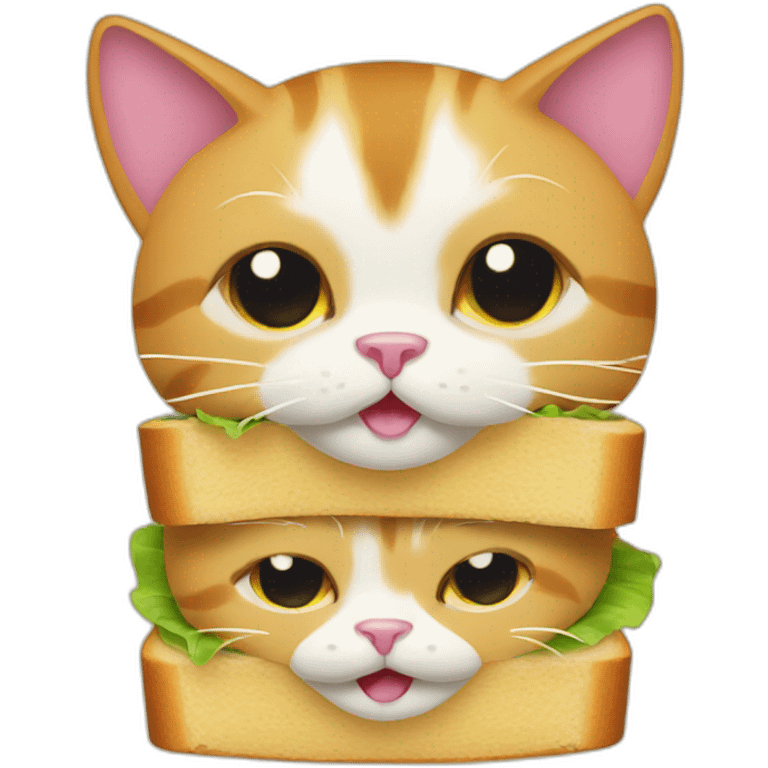 Cat Sandwich emoji