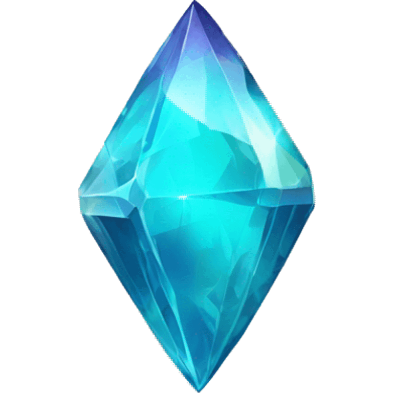 Shiny sparkly glass crystal gem shard emoji