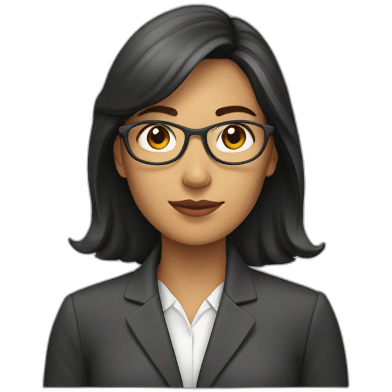 periodista mujer joven emoji