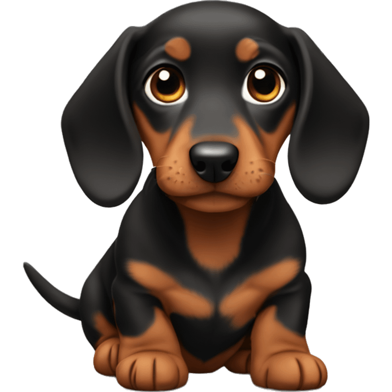 Daschund puppy emoji