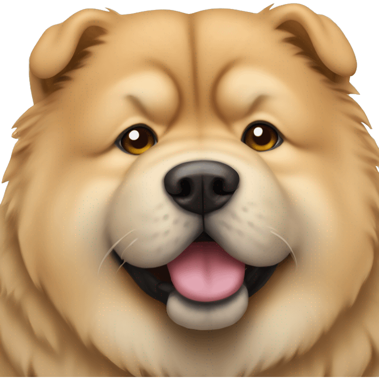 Chow chow dog emoji