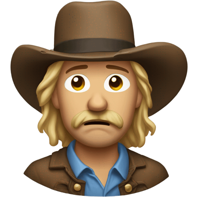 Crying buffalo bill emoji