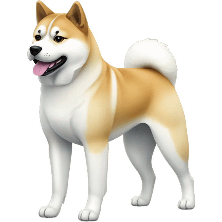 Akita Dog Breed Full Body emoji