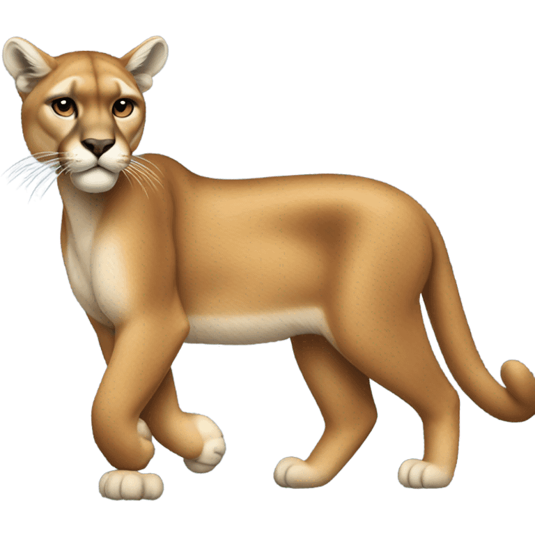 Cougar walking emoji