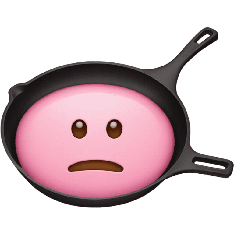 Pink skillet  emoji