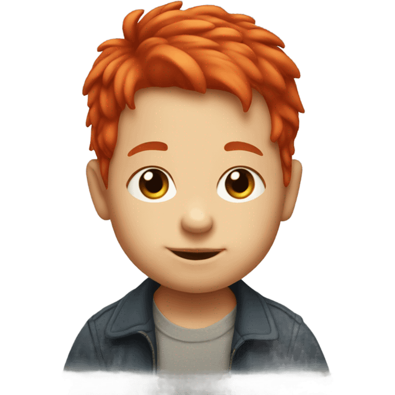 Red hair baby boy emoji